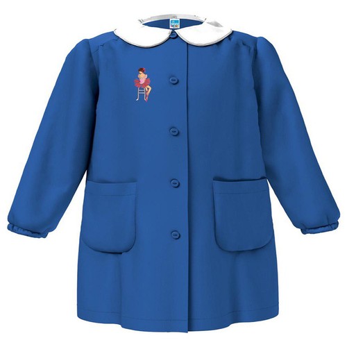 Grembiule scuola blu con