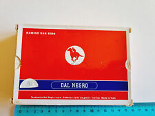 CARTE DA GIOCO RAMINO SAN SIRO DAL NEGRO POKER VINTAGE ORIGINAL PLAYING CARDS
