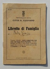 LIBRETTO DI FAMIGLIA Provincia di Pavia Città di Vigevano ANNO 1946 Stato Civile