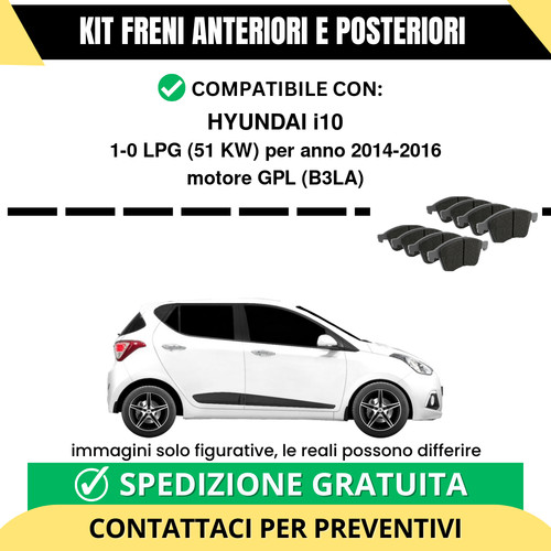 Pastiglie freno ant post - freno, +