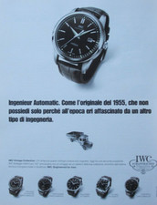 Pubblicità Advertising Italian 2008 OROLOGIO WATCH IWC INGENIEUR AUTOMAT