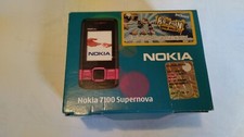 SCATOLA PORTATELEFONO NOKIA 7100 SUPERNOVA PERFETTA AMATORE CON LIBRO ISTRUZIONI