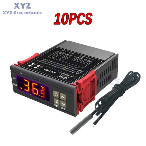 10pcs stc 1000 termostato - 10pcs, stc-1000
