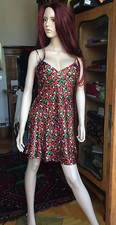 Yamamay Silk Cherry Dress Pettycoat Sexy Abitino Sottoveste Seta Ciliegie