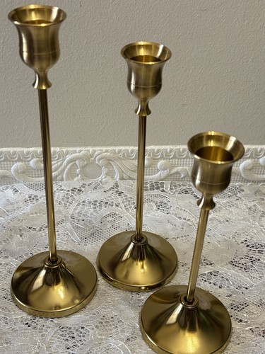 Set portacandele ottone - set,