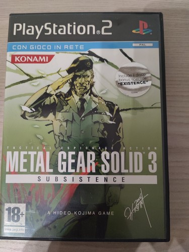 Metal gear solid - 3, subsistence