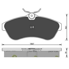 Pastiglie freno ecp-s