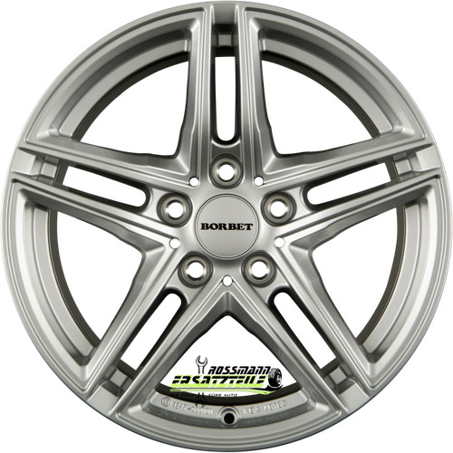 Borbet argento brillante - argento,