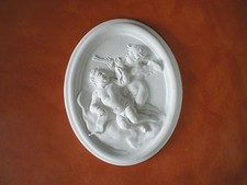 BASSORILIEVO IN GESSO BIANCO PB 039  48x38 cm. ARREDO INTERNI