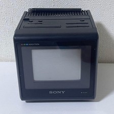 Sony KV-4SV1 Indextron 4" CRT TV monitor portatile a colori vintage retrò spazzatura