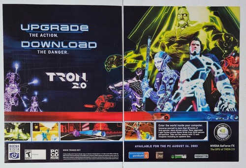 Tron videogioco rivista - tron, pc