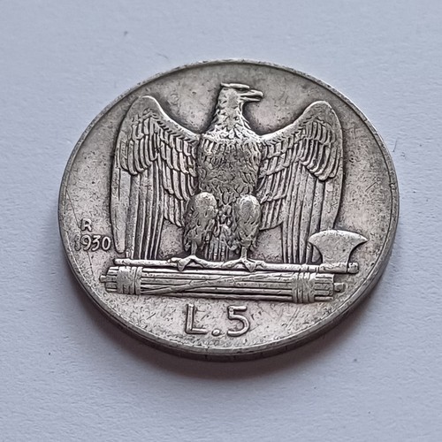 Silver moneta lire aquilotto - moneta,