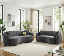 Divano Moderno Curvo in