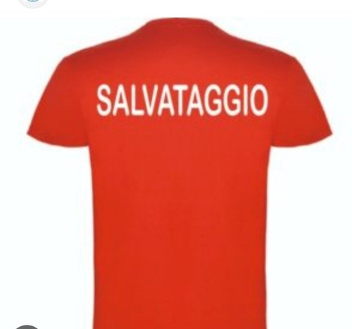 Maglietta bagnino salvataggio - maglietta,