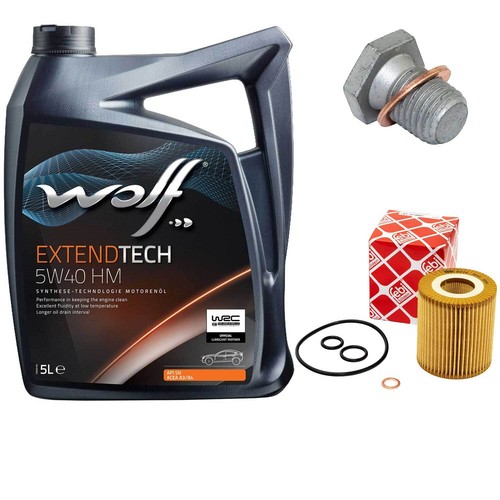 Olio motore set 5w40 litro - olio, +