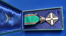 DECORAZIONE ARGENTO CAVALIERE O.M.R.I. ORDINE MERITO REPUBBLICA ITALIANA SCATOLA