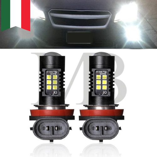 Coppia luci lampade h11 - 2, led