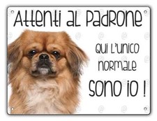 Cartello cane pechinese - cartello,