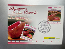 2009 Cartolina Filatelica Prosciutto San Daniele Annullo San Daniele del Friuli