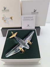 ✈️ SWAROVSKI~Crystal Memories~**AIRPLANE**~Punta oro~#220506~BOX &COA~Viaggi