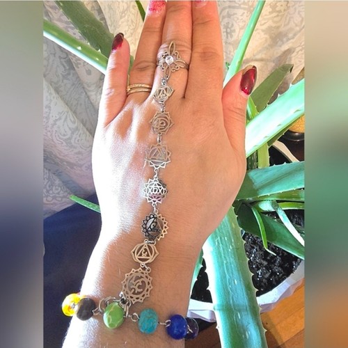 Bracciale anello chakra - bracciale,