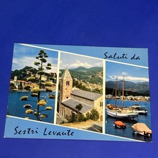 SALUTI DA SESTRI LEVANTE CARTOLINA SOUVENIR