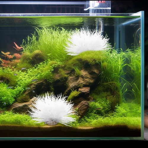 Piante per acquario finte - per,