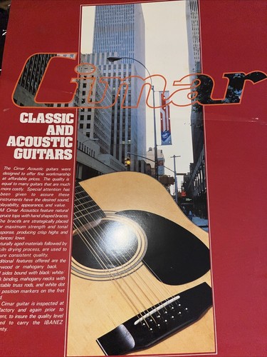 Brochure chitarre acustiche - chitarre,
