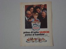 advertising Pubblicità 1971 GELATI SANSON