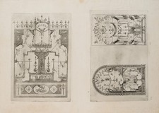 E. VICO (1523-1567), riempimento grottesco da parete con gufo, 1573 circa, KSt. Rinascimento