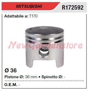 Pistone segmenti spinotto