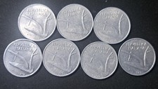 ITALIA - N. 7 MONETE DA 10 LIRE SPIGA DEL 1972 - 1973 - 1979