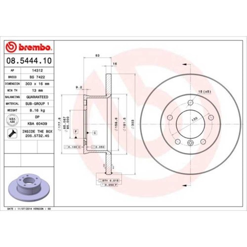 Brembo disco freno - brembo,
