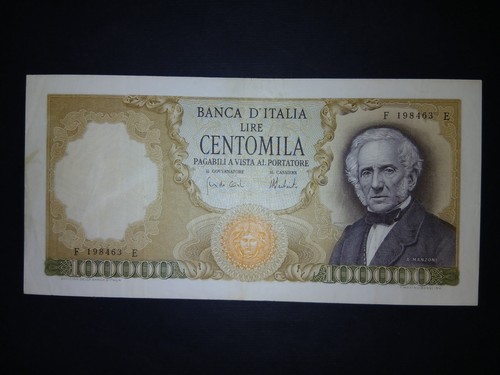100000 lire manzoni - 100000,