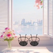 Set porta fiori in ferro