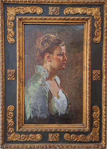 Quadro antico francesco de - antico.,