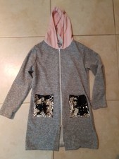 lotto 1611 felpa cappottino giacca bimba bambina 14 anni grigio