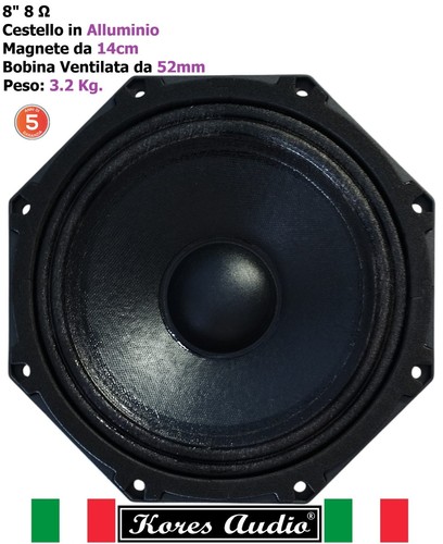 Kores audio 8pak52 woofer - audio,