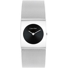 Orologio Donna CK CALVIN KLEIN PULSE 25100061 Acciaio Mesh Nero