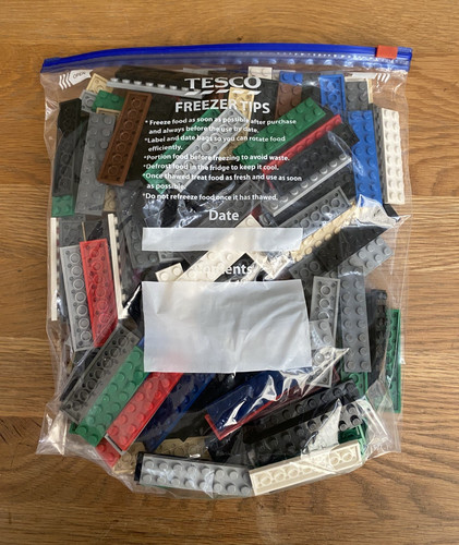 Lego bricks 190x piastra 2x8 - lego,