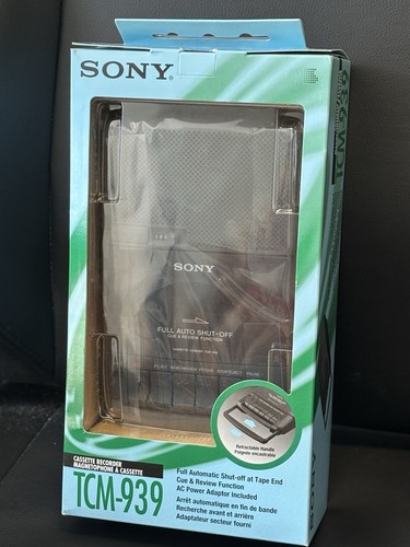 Sony tcm 939 vintage cassette - sony,