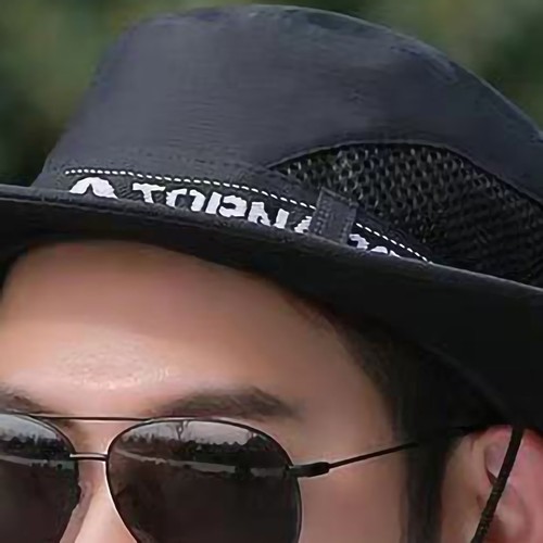 Cappello sole uomo - (nero),
