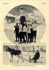 Wintersport Schlitten Wettkämpfe Norwegen Langlauf Lars Nebye Trysil A.Udbye1907