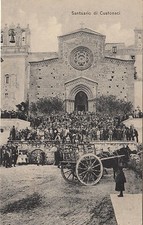 NP7705 - CUSTONACI TRAPANI - SANTUARIO ED INTERO PAESE IN POSA NON VIAGGIATA