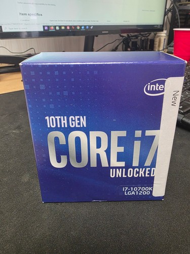 Cpu intel core 10700k - cpu,