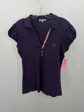 Polo Burberry viola taglia