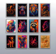 Cute & Vibrant Animal Fridge