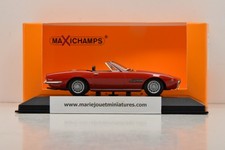 MASERATI GHIBLI SPYDER 1969 RED MAXICHAMPS 1/43 NEUF EN BOITE