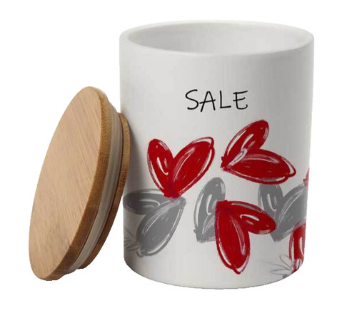 Barattolo sale ceramica - barattolo,