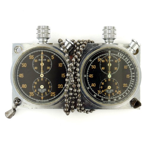Vintage heuer autavia raro set - heuer,
